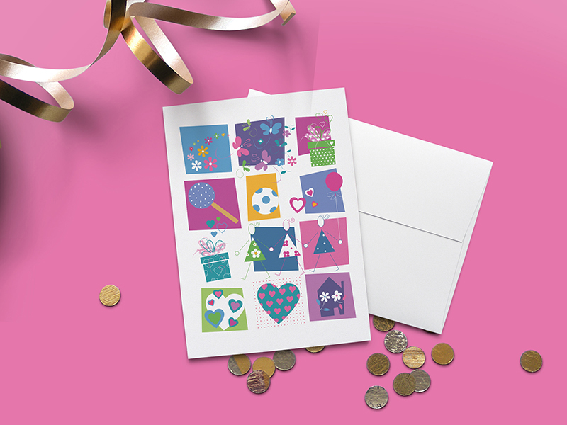 A2 card&envelope mockups